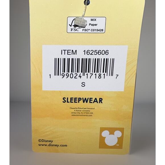 Disney Stitch One‑Piece Pajama Hooded Fleece Soft Jumpsuit Blue Adult Size S NWT - Picture 9 of 9